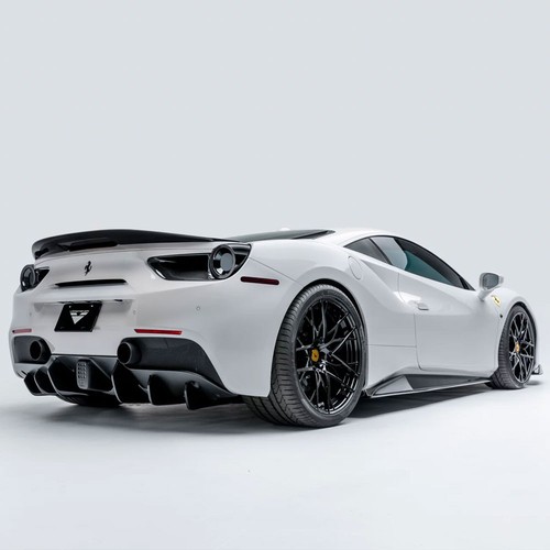 Vorsteiner Aero 488 Diavolo Arrière Diffuseur Palmes Carbone Fibre Pour Ferrari - Photo 11 sur 12