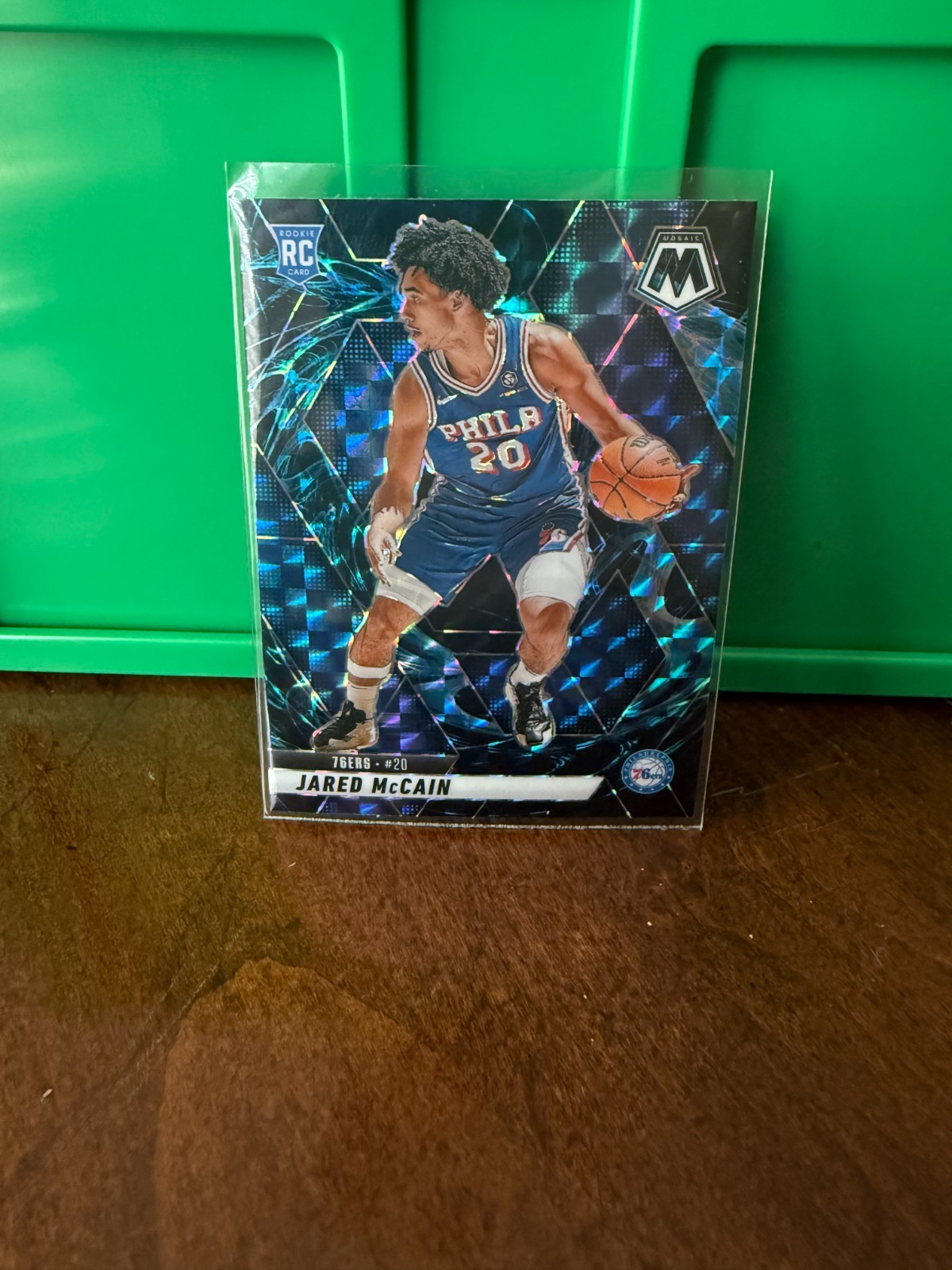 2024-25 Panini Mosaic - Rookies Jared McCain #228 Genesis Mosaic Prizm (RC)