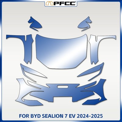 For BYD Sealion 7 EV 2024-UP 8.5Mil Precut Paint Protection Film Clear Bra PPF