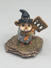 Wee Forest Folk Mice M-214m Mini Little Boo Boo 1996 Donna Peterson