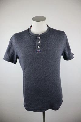 Superdry T-Shirt Homme Coton Gris Vintage Col Rond Manches Courtes XL Logo - Photo 1/4