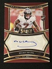 BUCKY IRVING 2024 PANINI SELECT ROOKIE SIGNATURES MAROON /75 PRIZM AUTO RC Bucs
