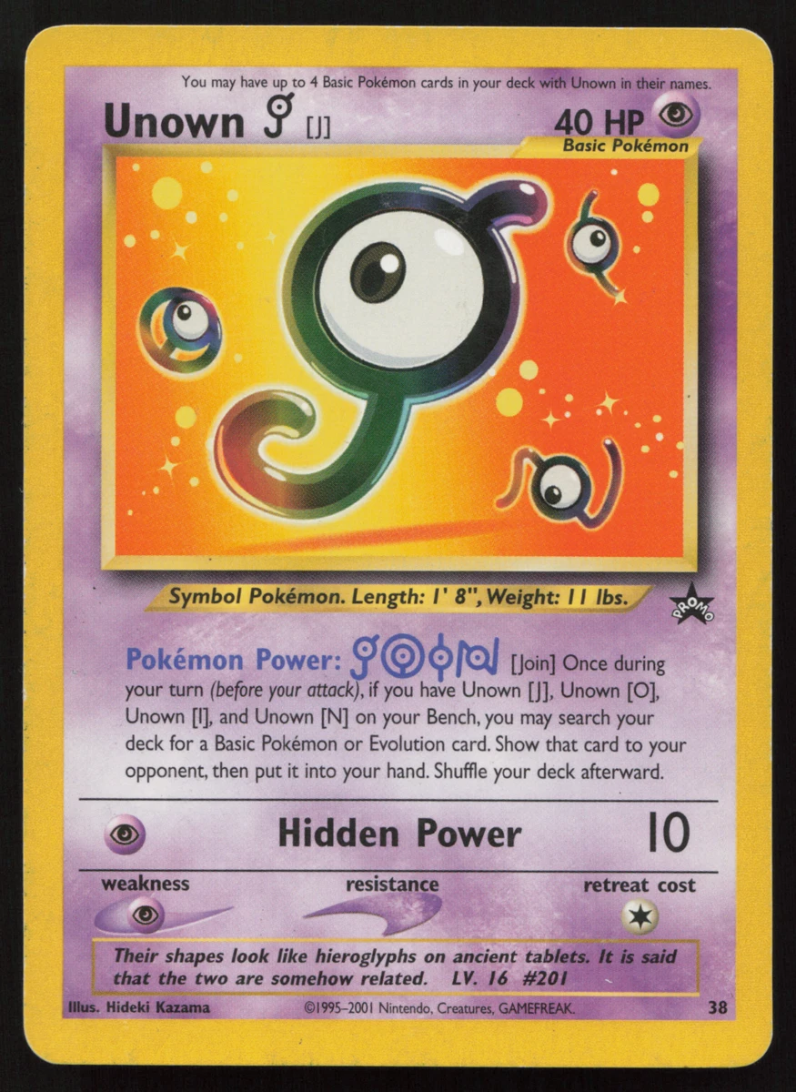 Unown Pokmon TCG Cards for sale | eBay Unown Pokmon TCG Cards for sale | eBay