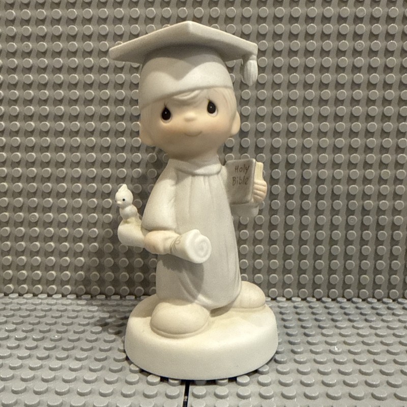 Vintage 1980 Precious Moments Graduation Boy - No Box