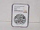 2011 American Silver Eagle NGC MS69 Brown Label 25th Anniversary
