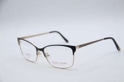 NEW JENNY LYNN SPIRITED BLACK (BLCK) AUTHENTIC DESIGNER EYEGLASSES 54-16