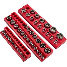 3x Magnetic Socket Organizer Storage Holder 14 38 12 Drive Sae 3x Magnetic Socket Organizer Storage Holder 14 38 12 Drive Sae