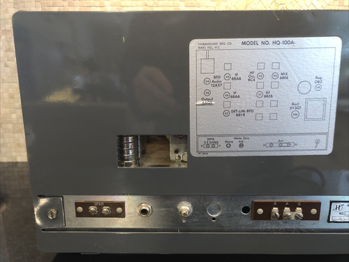 Hammarlind HQ 100 A Ham Radio Transceiver Perfect Working Condition - Zdjęcie 9 z 13