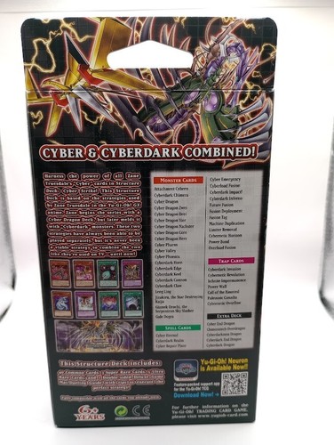 YUGIOH 1ST ED CYBER STRIKE STRUCTURE DECK FACTORY SEALED NEW - Picture 2 of 3