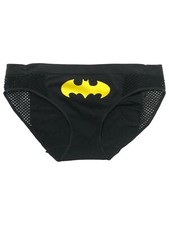 DC Comics Womens Black Batgirl Panties Bikini Briefs Batman Underwear