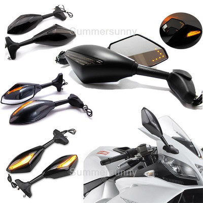 LED Turn Signal Indicators Mirrors For 2002 Yamaha YZF R1 2013 Yamaha YZF R6 USA