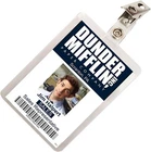 The Office Jim Halpert Dunder Mifflin ID Badge Cosplay Costume Name Tag TO-4