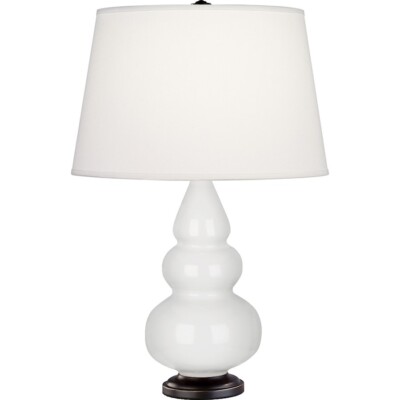 Robert Abbey Small Triple Gourd 1 Light Accent Lamp, Lily/Bronze - 261X