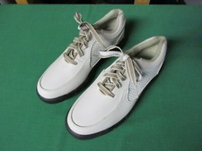 LADIES FOOTJOY GREENJOY - WHITE GOLF SHOES - SIZE 6.5M - FLAWLESS CONDITION!