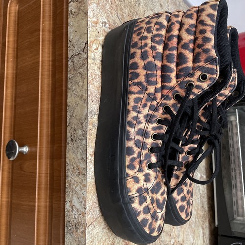 mens vans leopard print