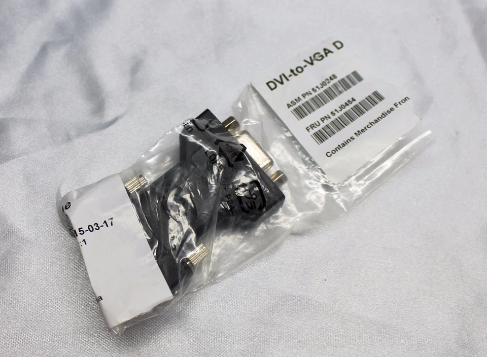 DVI (M) TO VGA (F) VIDEO ADAPTERS ~ 21 PIECE LOT ~ BRAND NEW!  ~ LOW LOW PRICE! - Image 3 of 4