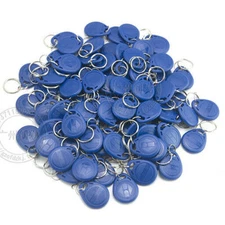 100PCS 125KHz EM RFID Card Keyfobs EM4100/TK4100 Proximity ID Card Key fobs tags