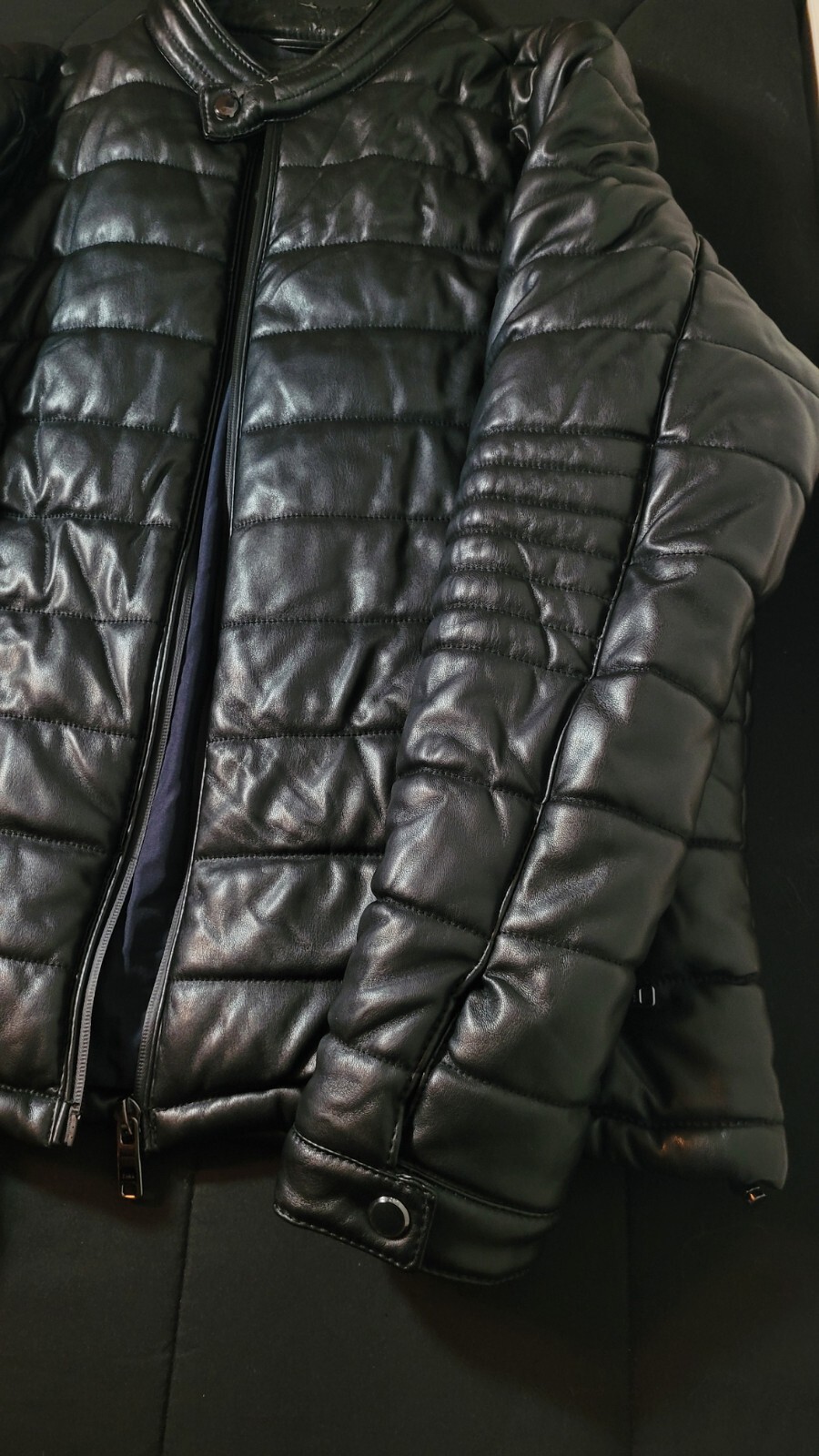 Zara Bubble Jacket Polyester Size Xlarge Womens P… - image 3