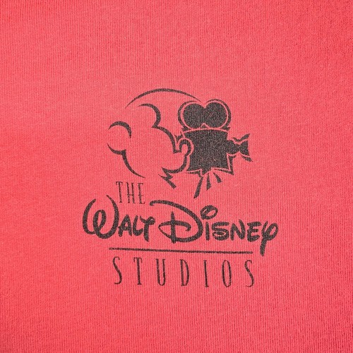 Chemise homme The Walt Disney Studios XL rouge vintage Mickey Mouse made in USA USA - Photo 3/6