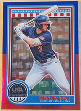GAVIN GRAHOVAC #7 2025 USA Stars & Stripes AMERICA PARALLEL RC 12/13 TEXAS A&M