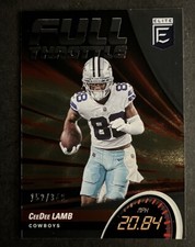 2022 DONRUSS ELITE  CeeDee LAMB  #FT25  046/349  FULL THROTTLE  COWBOYS
