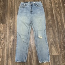 VTG Levi  s 550 Jeans Women  s 11 30x32 Light Wash Relaxed Tapered Leg 90s Denim