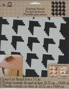 ART DECO Style Laser Cut Stencil Craft Decor NIP 8" x 7 3/4"