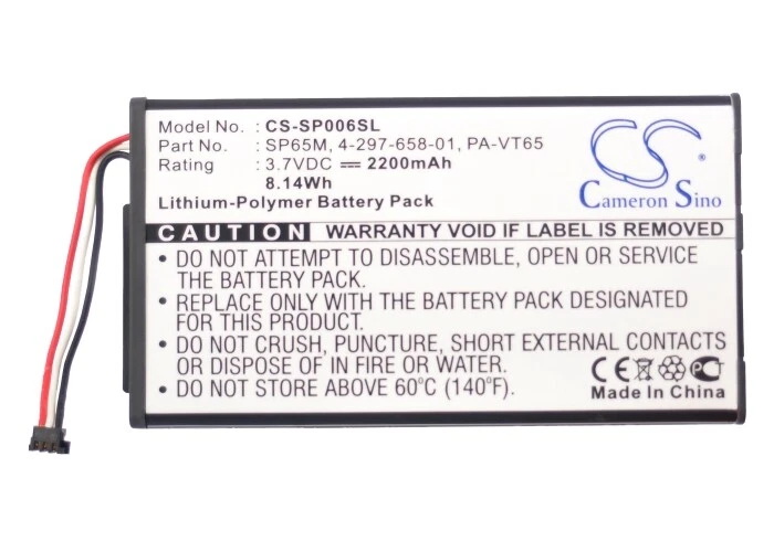 SP65M Battery for Sony PS Vita PlayStation Vita PCH 1006 PCH 1001 PCH 1101