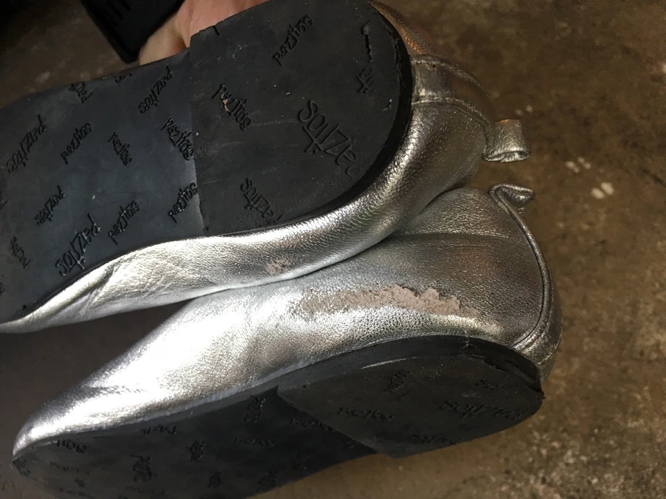 **Planos Pazitos 0330 - Niñas Grandes Talla 12 US EUR 30, Plateados Foto 3 de 4