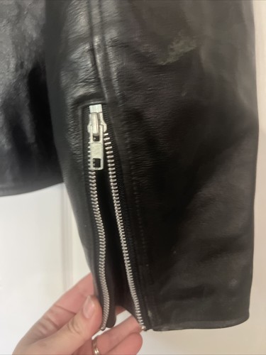 ProTech Performance Echtlederjacke dünn abnehmbares Futter Gr. L schwarz - Bild 11 von 16