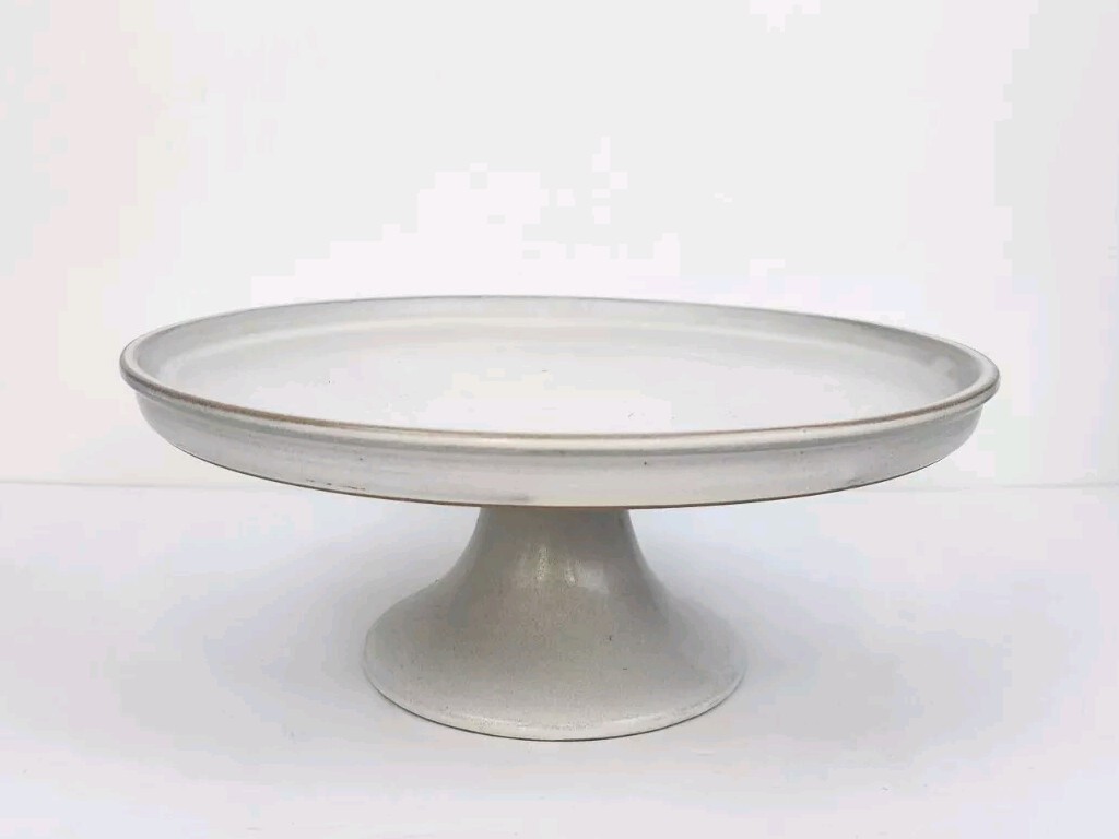 11 Modern Rim Stoneware Cake Stand Cream - Hearth & Hand With Magnolia
