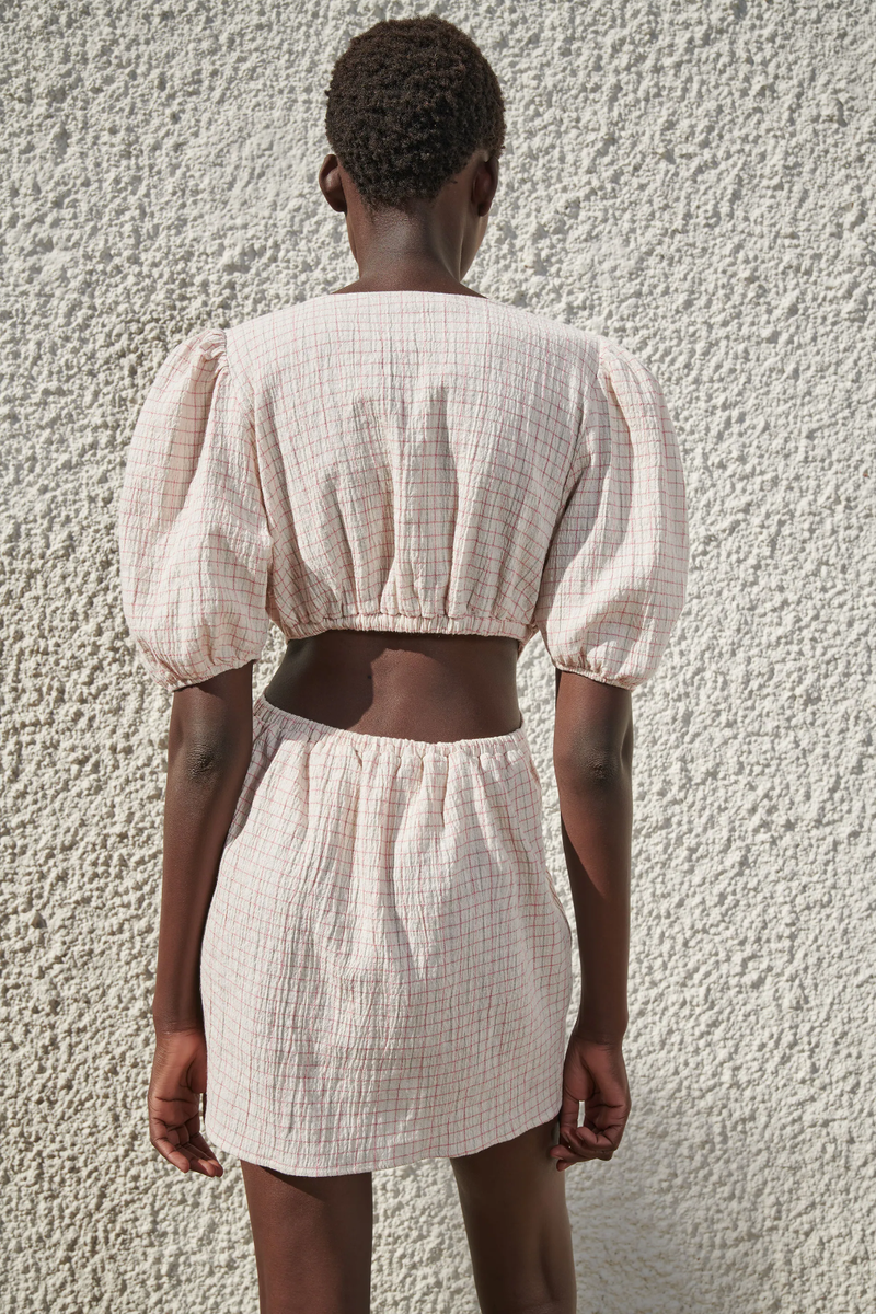 Zara Cut Out Linen Blend Dress Size XL - NWT | eBay