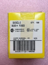MDL-5 BUSSMANN FUSE GLASS 5A 250VAC 3AB 3AG 10 PCS