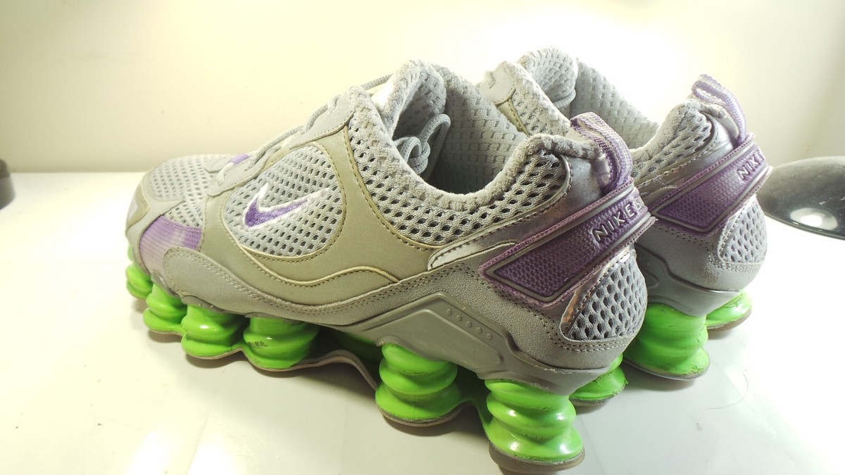 Size 9.5 - Nike Shox TL Nova Grey Neon W for sale online | eBay