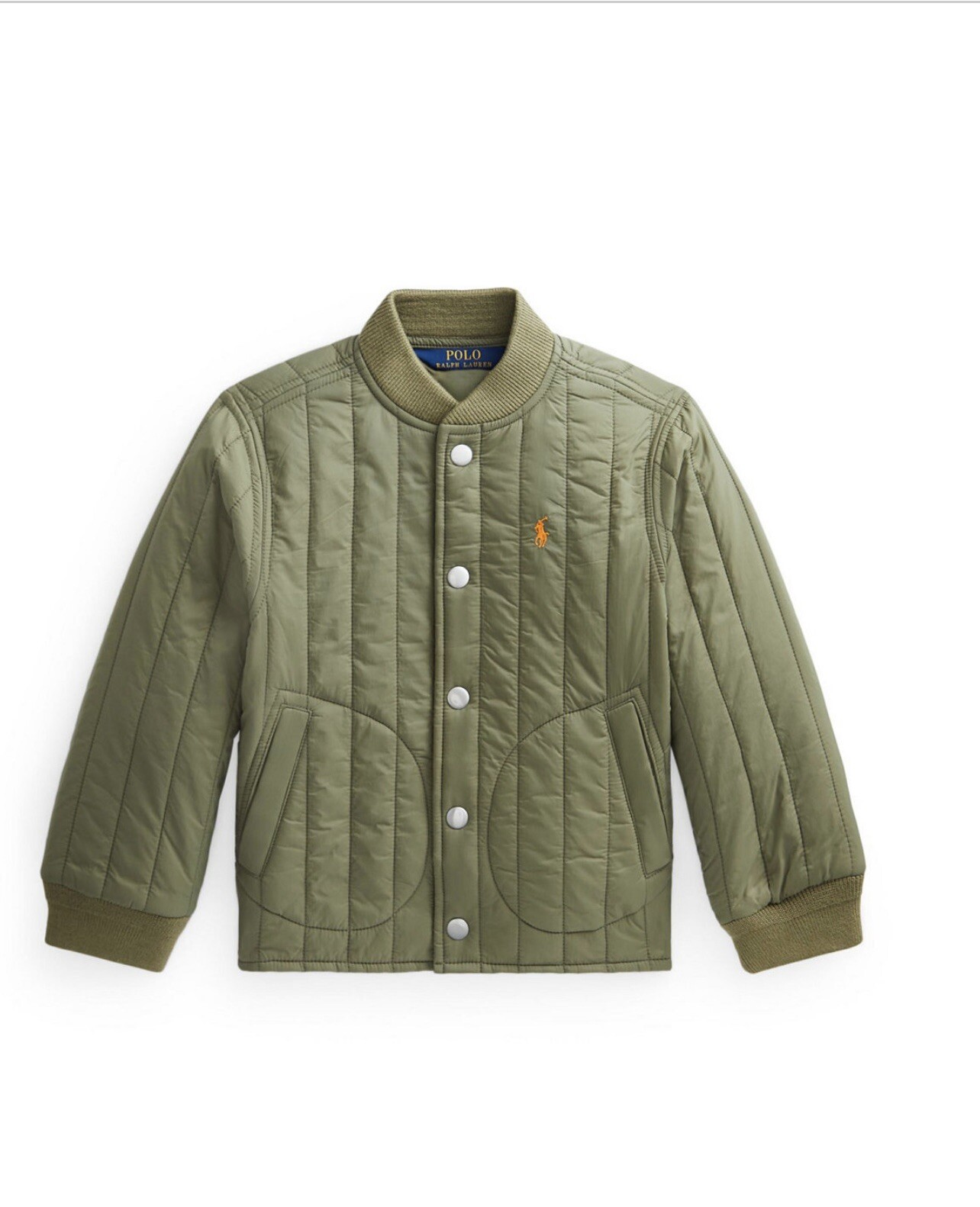 Polo Ralph Lauren Little Boys Water Repellent Baseball Jacket Olive Sz 7 Nwt Ebay