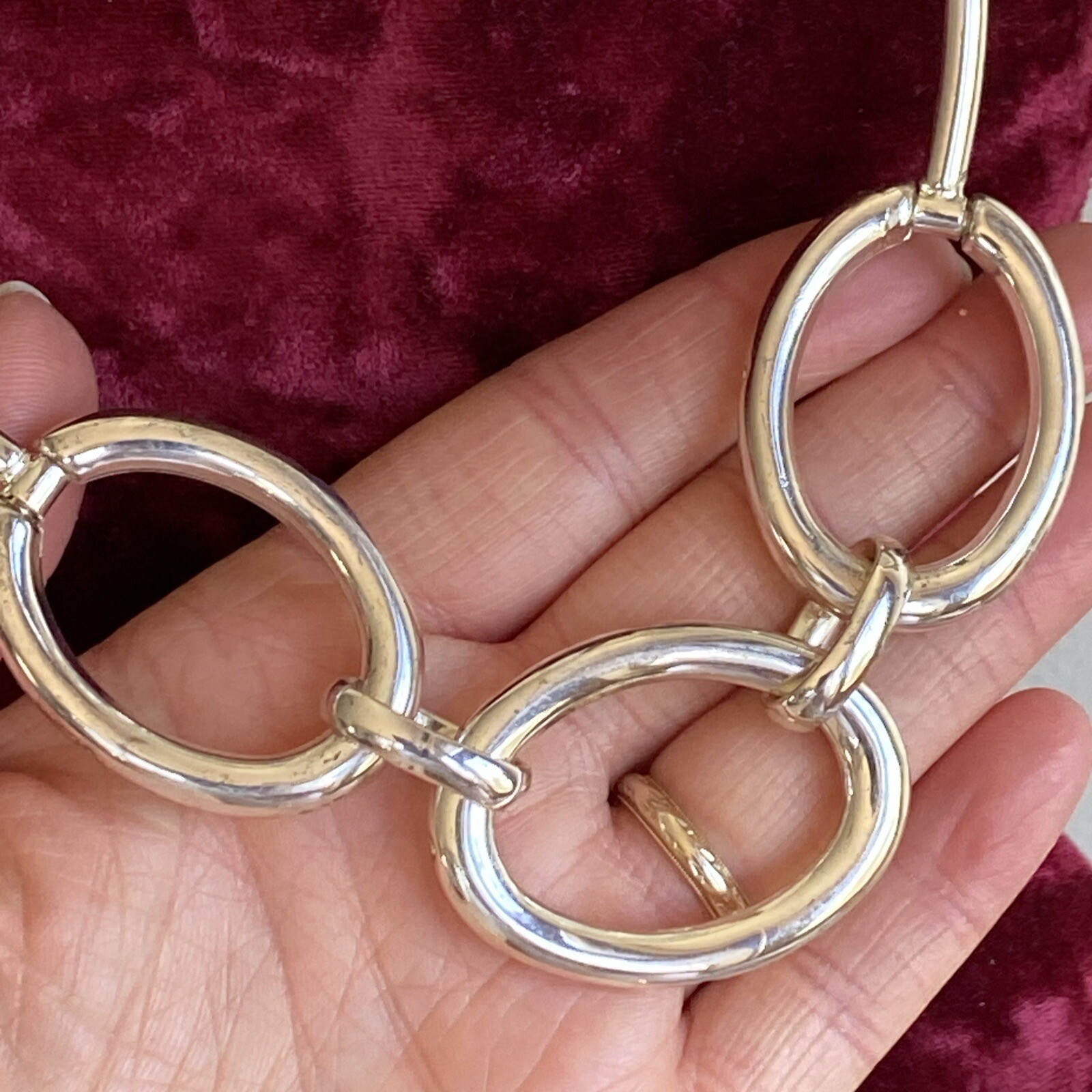 Best Signed Silver plated Circular Modernist Stat… - image 10