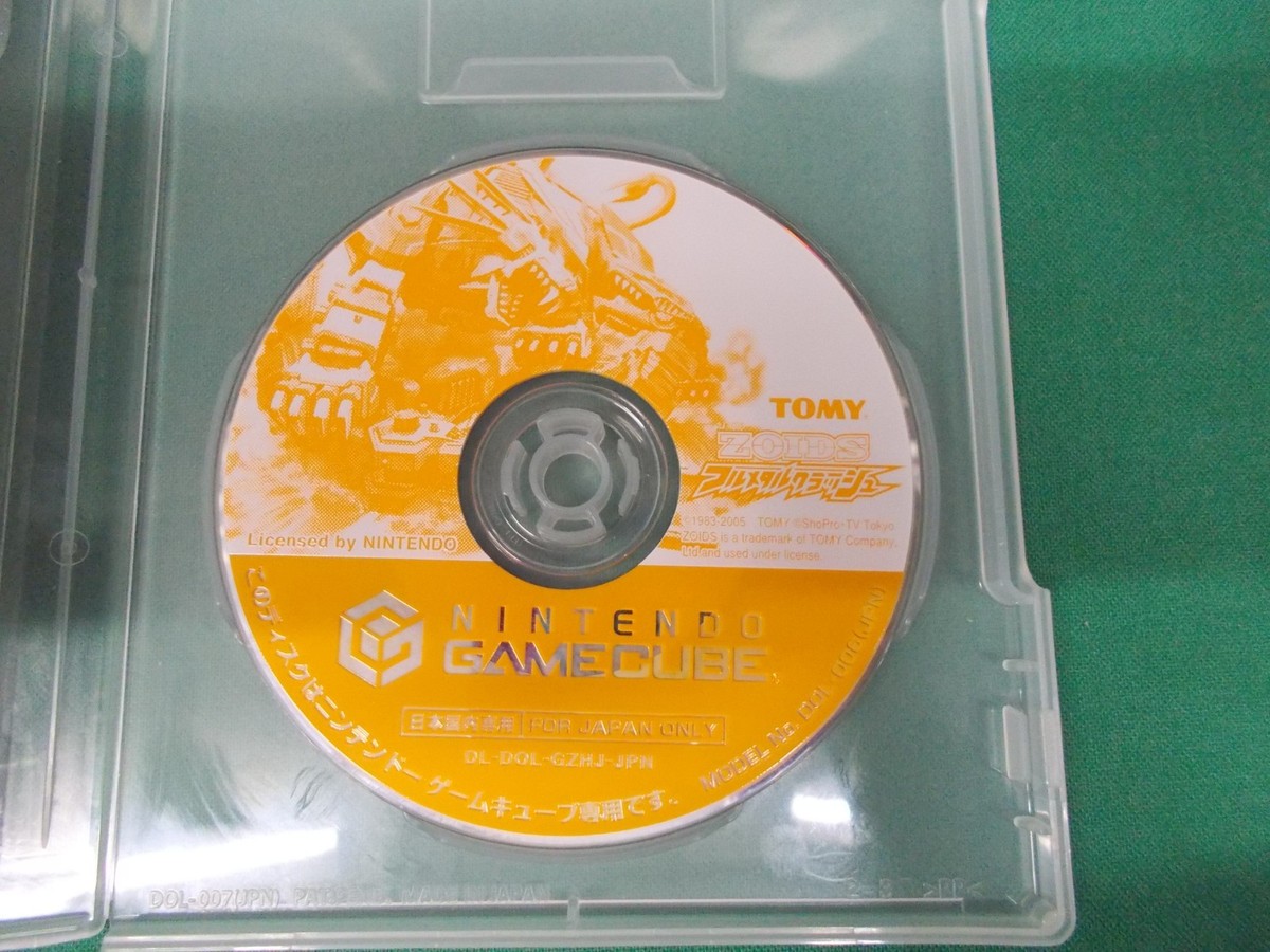【raccoon】通常盤CD12枚 Game Cube -- ZOIDS FULL METAL CRASH -- Nintendo GC. *JAPAN GAME