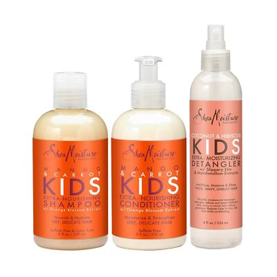 Shea Moisture Kids Hair Care Combination Pack Shampoo Conditioner