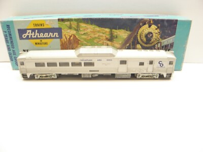 ATHEARN RDC -3 RTR POWERED - CHESAPEAKE & OHIO - US MAIL ~HO SCALE USED ...