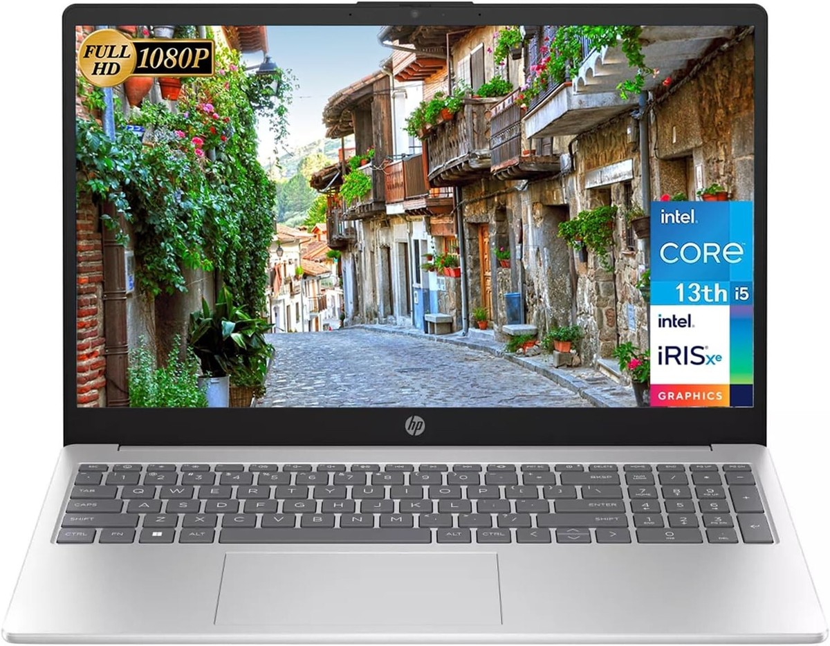 New HP 15-fd0075tg 15.6'' FHD Laptop Intel i5-1335U 8GB 512GB SSD