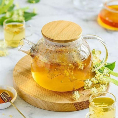 Thermo Glass Teapot 32 Fl Oz High Temperature And Shock Resistant Hot & Cold