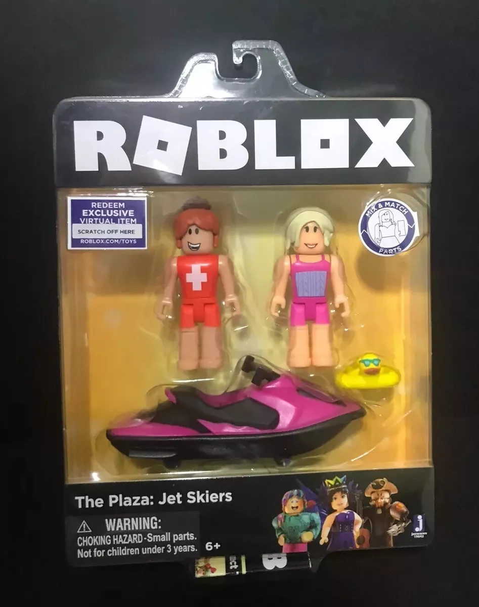 Roblox The Plaza: Jet Skiers Figures Set NEW Exclusive Virtual Code