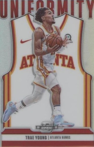 Trae Young Contenders Optic RC 鑑定済み 2018-19 Panini Contenders Optic Trae Young Numbers Game Cracked