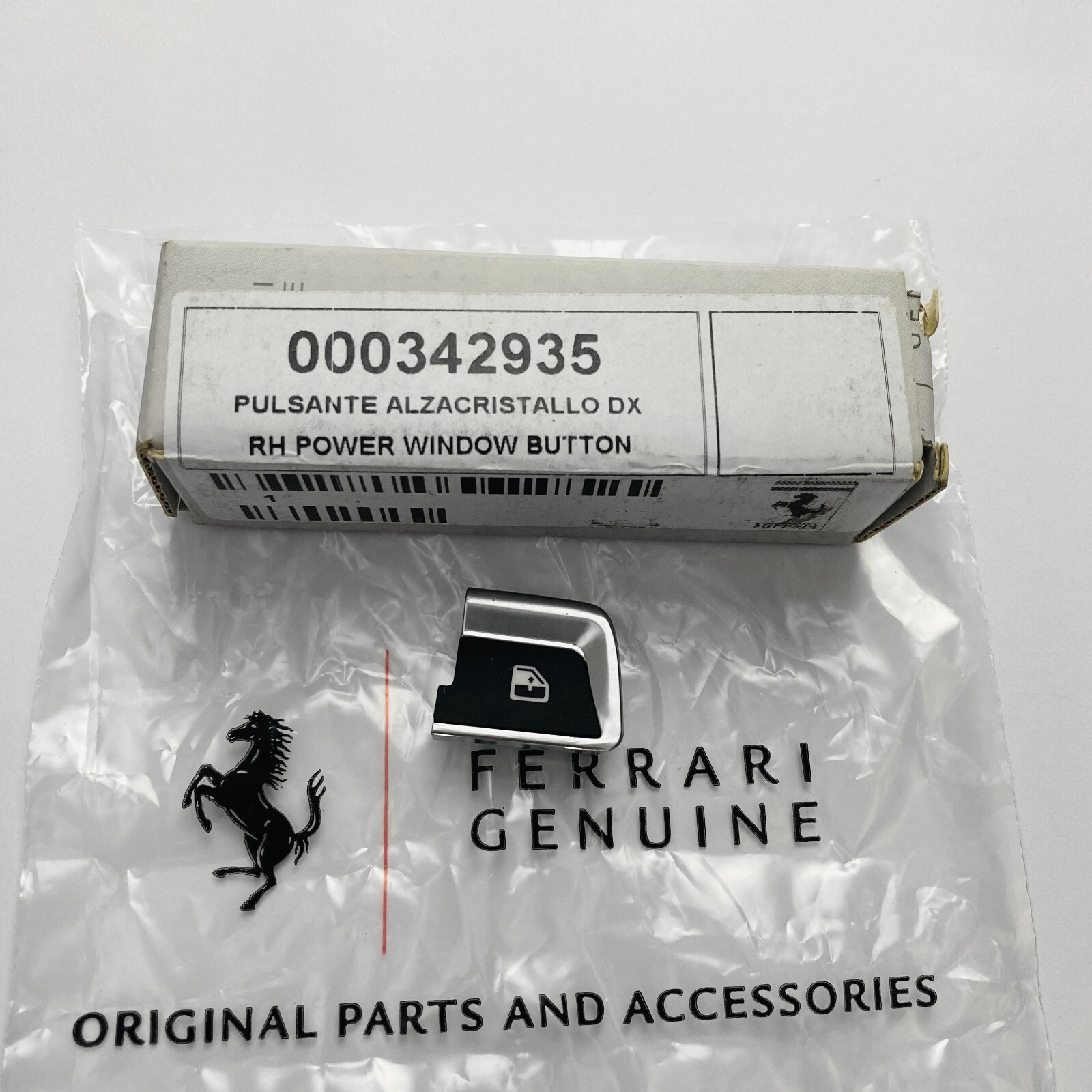 Ferrari F8/812 Superfast Left&Right Power Window Switch Button Kit Brand New
