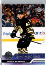 2023-24 Upper Deck Young Guns Georgii Merkulov RC #728