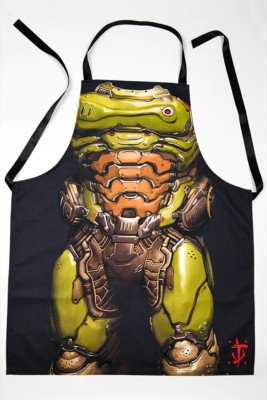 Official Bethesda DOOM Slayer Praetor Suit Chef's Apron, Brand new. LAST ONE