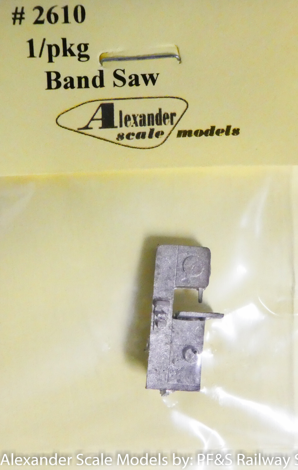 Alexander Scale Models HO #2610 Band Saw (Light Cast Metal) | eBay
