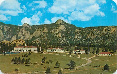 c1950 Stanley Hotel, Estes Park, Colorado Postcard - Haunted - The Shining