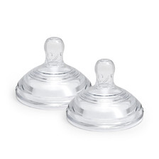 Dr. Talbot's Silicone Anti-Colic Bottle Nipples - Medium Flow 2-Pack 