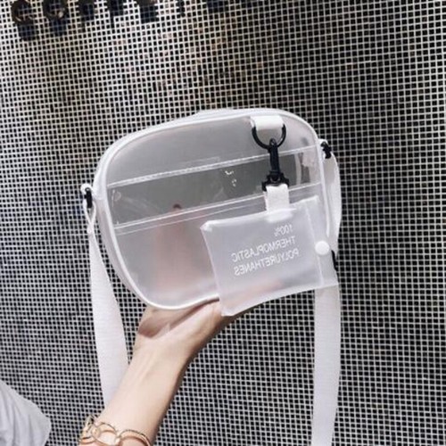 Bolsos bandolera transparentes transparentes para mujer - Imagen 2 de 8